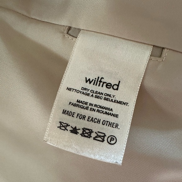 Aritzia Wilfred Teddy Only Coat in wool/cashmere size 2 - Picture 7 of 7